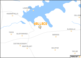 map of Wallace