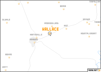 map of Wallace