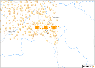 map of Walla Dhaura