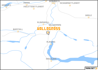 map of Wallagrass