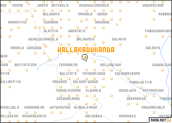 map of Wallakadukanda