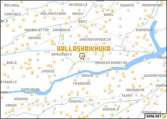 map of Walla Shaikhūka