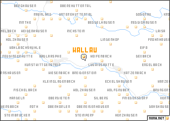 map of Wallau