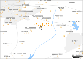 map of Wallburg