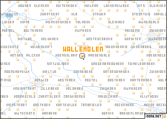 map of Wallemolen