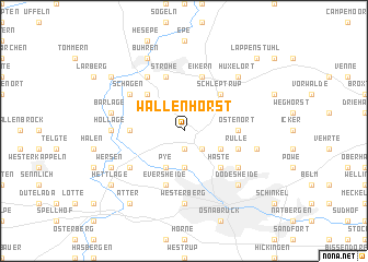 map of Wallenhorst