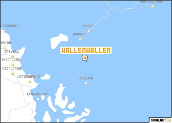 map of Wallen Wallen
