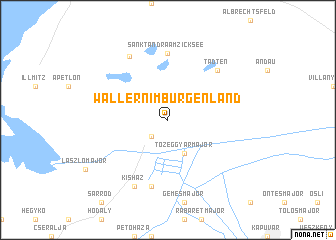 map of Wallern im Burgenland