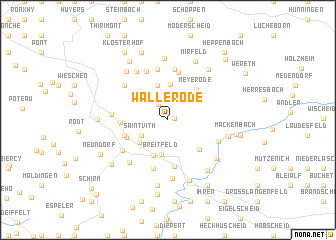 map of Wallerode