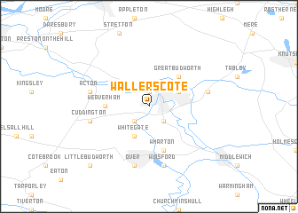 map of Wallerscote