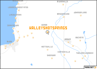 map of Walleys Hot Springs