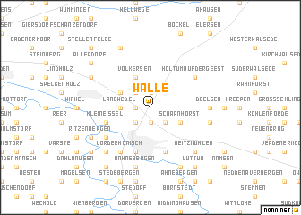 map of Walle