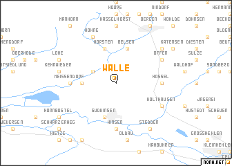 map of Walle