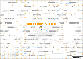 map of Wallfahrtsteich