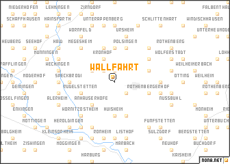 map of Wallfahrt