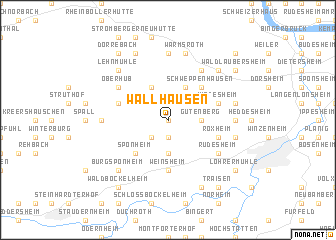 map of Wallhausen