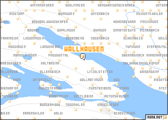 map of Wallhausen