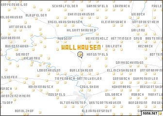 map of Wallhausen