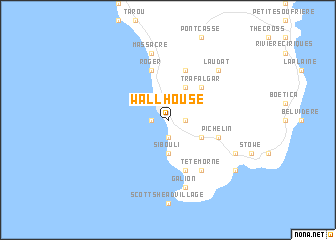 map of Wall House