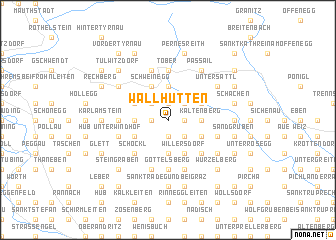 map of Wallhütten