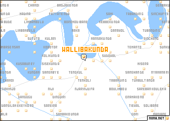 map of Walliba Kunda