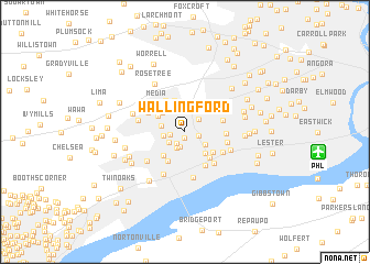 map of Wallingford