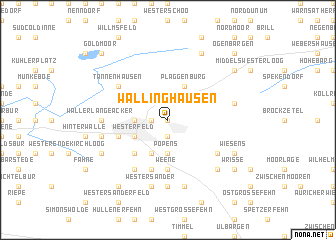 map of Wallinghausen