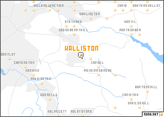map of Walliston