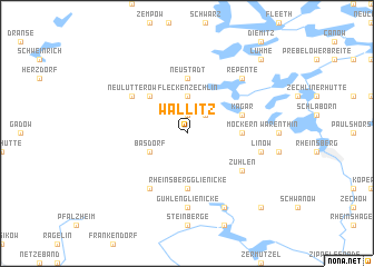 map of Wallitz