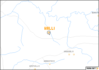 map of Walli