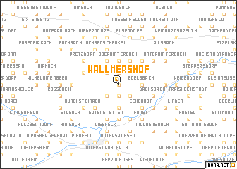 map of Wallmershof