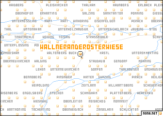 map of Wallner an der Osterwiese