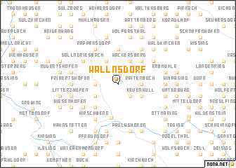 map of Wallnsdorf