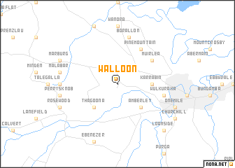 map of Walloon