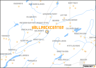 map of Wallpack Center