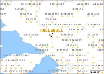 map of Wallsbüll