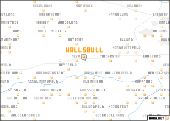 map of Wallsbüll