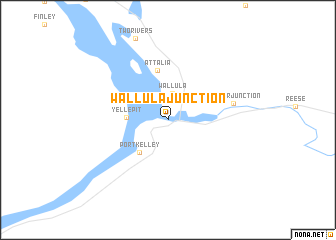 map of Wallula Junction