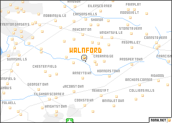 map of Walnford