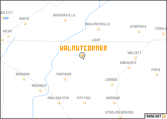 map of Walnut Corner