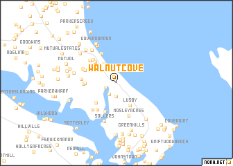 map of Walnut Cove