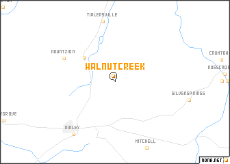 map of Walnut Creek