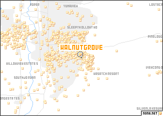 map of Walnut Grove