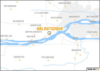map of Walnut Grove