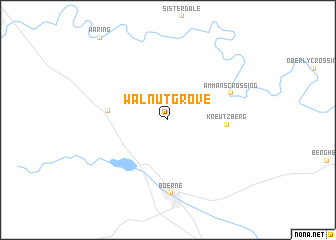 map of Walnut Grove