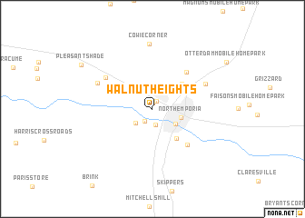 map of Walnut Heights