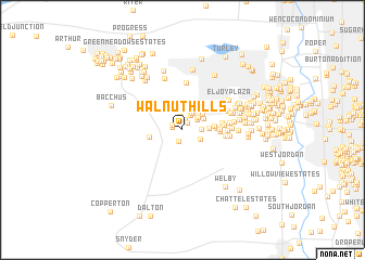 map of Walnut Hills