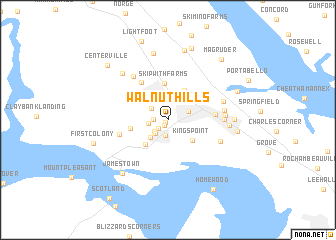 map of Walnut Hills