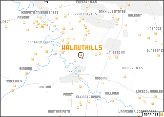 map of Walnut Hills