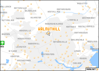 map of Walnut Hill